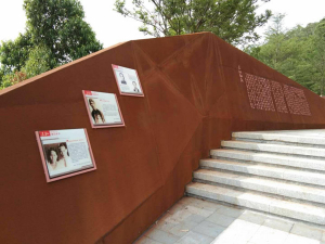 洪山耐候钢挡土墙